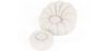 Poltrona Pouf Imbottita - Bouclé Bianco - Rubi image 7
