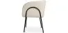 Sedia da pranzo imbottita - Bouclé Bianco - James image 7