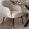Poltrona Imbottita - Bouclé Bianco - Hyra image 7