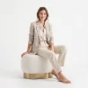 Pouf Sgabello - Bouclé Bianco - Luxe image 7
