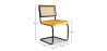 Confezione Tavolo da pranzo di design industriale in legno (200 cm) e 8 sedie da pranzo in rattan - rivestite in velluto - Puila image 7