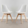 Lotto di 2 Sedie Denisse design scandinavo image 7