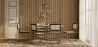 Confezione Tavolo da pranzo di design industriale 150 cm e 6 sedie in rattan - Bastral image 7
