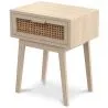 Comodino con cassetto - Legno Massello Boho Bali - Yanpai image 7