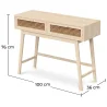 Scrivania - Consolle d'ingresso - Legno stile Boho Bali - Yanpai image 7