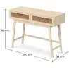 Scrivania - Consolle d'ingresso - Legno stile Boho Bali - Yanpai image 7