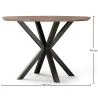 Tavolo da pranzo rotondo - Industriale - Legno e metallo - Bayron image 7