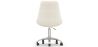 Sedia da Scrivania con Ruote - Bouclé Bianco - Tulip image 7
