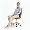 Sedia da Ufficio Girevole - Tappezzeria Patchwork - Ray  image 7