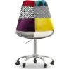 Sedia da Ufficio Girevole - Tappezzeria Patchwork - Ray  image 7