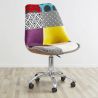 Sedia da Ufficio Girevole - Tappezzeria Patchwork - Ray  image 7