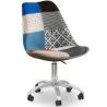 Sedia da Ufficio Girevole - Tappezzeria Patchwork - Pixi image 7