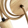 Cavo Lampadario a Sospensione in Iuta e Legno - 200cm - Hanz image 7