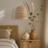 Lampada a soffitto in rattan - Lampada a sospensione design boho Bali - 30cm- Rava image 7