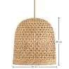 Lampada a soffitto in rattan - Lampada a sospensione design boho Bali - 30cm- Rava image 7
