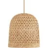 Lampada a soffitto in rattan - Lampada a sospensione design boho Bali - 50cm - Rava image 7