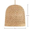 Lampada a soffitto in rattan - Lampada a sospensione design boho Bali - 50cm - Rava image 7