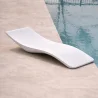 Lettino da piscina di design - Bianco opaco - Hero image 7