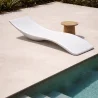 Lettino da piscina di design - Bianco opaco - Hero image 7