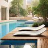 Lettino da piscina di design - Bianco opaco - Hero image 7