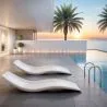 Lettino da piscina di design - Bianco opaco - Hero image 7
