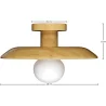 Lampada da Soffitto - Plafoniera in Legno - Richmon image 7