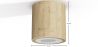 Faretto da Soffitto in Legno - Treva image 7