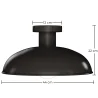 Lampada da Soffitto - Plafoniera Nera - Gubi image 7
