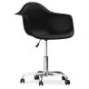 Sedia da ufficio con braccioli - Sedia da scrivania con rotelle - Weston image 7