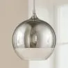 Lampada a Soffitto Design Sfera - Lampada a Sospensione in Metallo Cromato - 40cm - Speculum image 7
