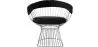 Sedia da pranzo con braccioli - Pelle e metallo - Barrel image 7