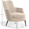 Poltrona di Design Rivestita in Velluto Stile Contemporaneo - Hanneh image 7