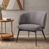 Poltrona di Design Curvo Imbottita Stile Contemporaneo - Opreh image 7