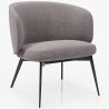 Poltrona di Design Curvo Imbottita Stile Contemporaneo - Opreh image 7