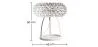 Lampada da Tavolo - Lampada da Salotto con Bottoni in Cristallo - Grande - Savoni image 7