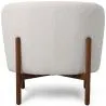 Poltrona in tessuto Bouclé e legno - Brina image 7