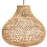 Lampada a soffitto in rattan - Lampada a sospensione boho di Bali - Wayan image 7