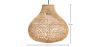 Lampada a soffitto in rattan - Lampada a sospensione boho di Bali - Wayan image 7