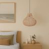 Lampada a soffitto in rattan - Lampada a sospensione boho di Bali - Wayan image 7