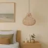 Lampada a soffitto in rattan - Lampada a sospensione boho di Bali - Wayan image 7