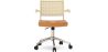 Sedia da Ufficio in Rattan - Girevole - Goner image 7