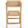 Sedia pieghevole in legno e rattan per sala da pranzo - Umbra image 7