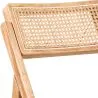 Sedia pieghevole in legno e rattan per sala da pranzo - Umbra image 7