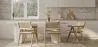 Sedia da pranzo in rattan intrecciato - con braccioli - Kane image 7