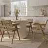 Sedia da pranzo in rattan intrecciato - con braccioli - Kane image 7