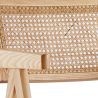 Sedia da pranzo in rattan intrecciato - con braccioli - Kane image 7