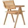 Sedia da pranzo in rattan intrecciato - con braccioli - Kane image 7