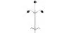 Lampada da Terra - Lampada da Salotto - 3 bracci - Giorge image 7