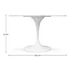 Tavolo da pranzo rotondo - 120 cm - Marmo - Tulip  image 7