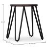 Sgabello Hairpin - 42cm - Legno scuro e metallo  image 7